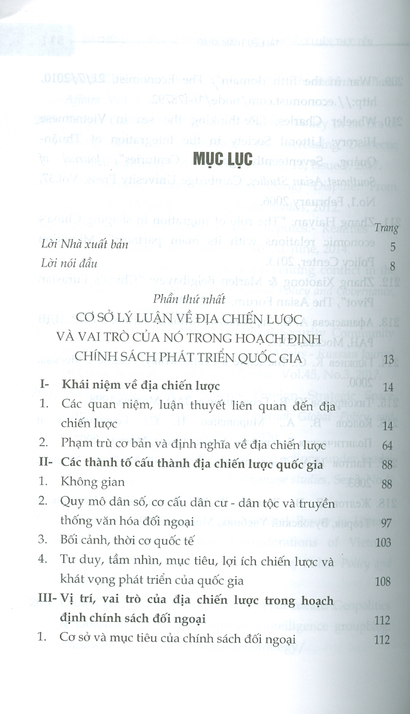 Địa Chiến Lược Việt Nam Tầm Nhìn 2030 Những Vấn Đề Lý Luận, Thực Tiễn Và Thích Ứng Chính Sách - PGS. TSKH. Trần Khánh