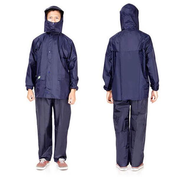 Bộ Quần Áo Mưa Vải Dù Size XL Chống Thấm Cao Cấp