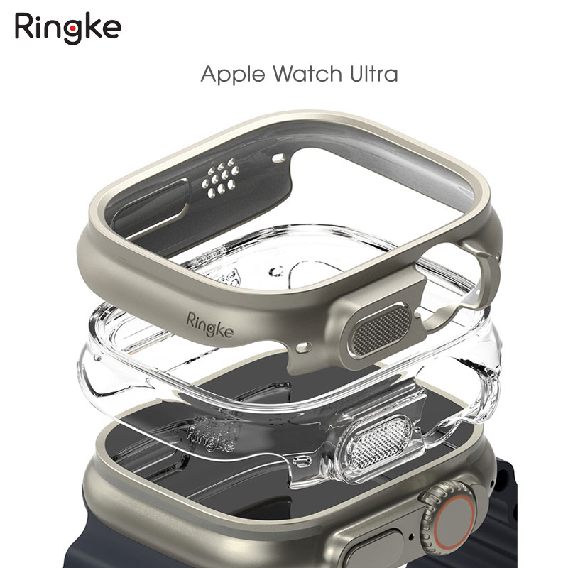 Bộ 2 Ốp dành cho Apple Watch Ultra RINGKE Slim - Hàng Chính Hãng