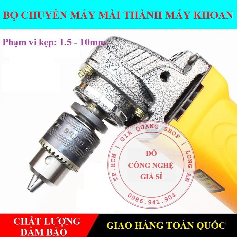 Bộ chuyển máy mài thành máy khoan