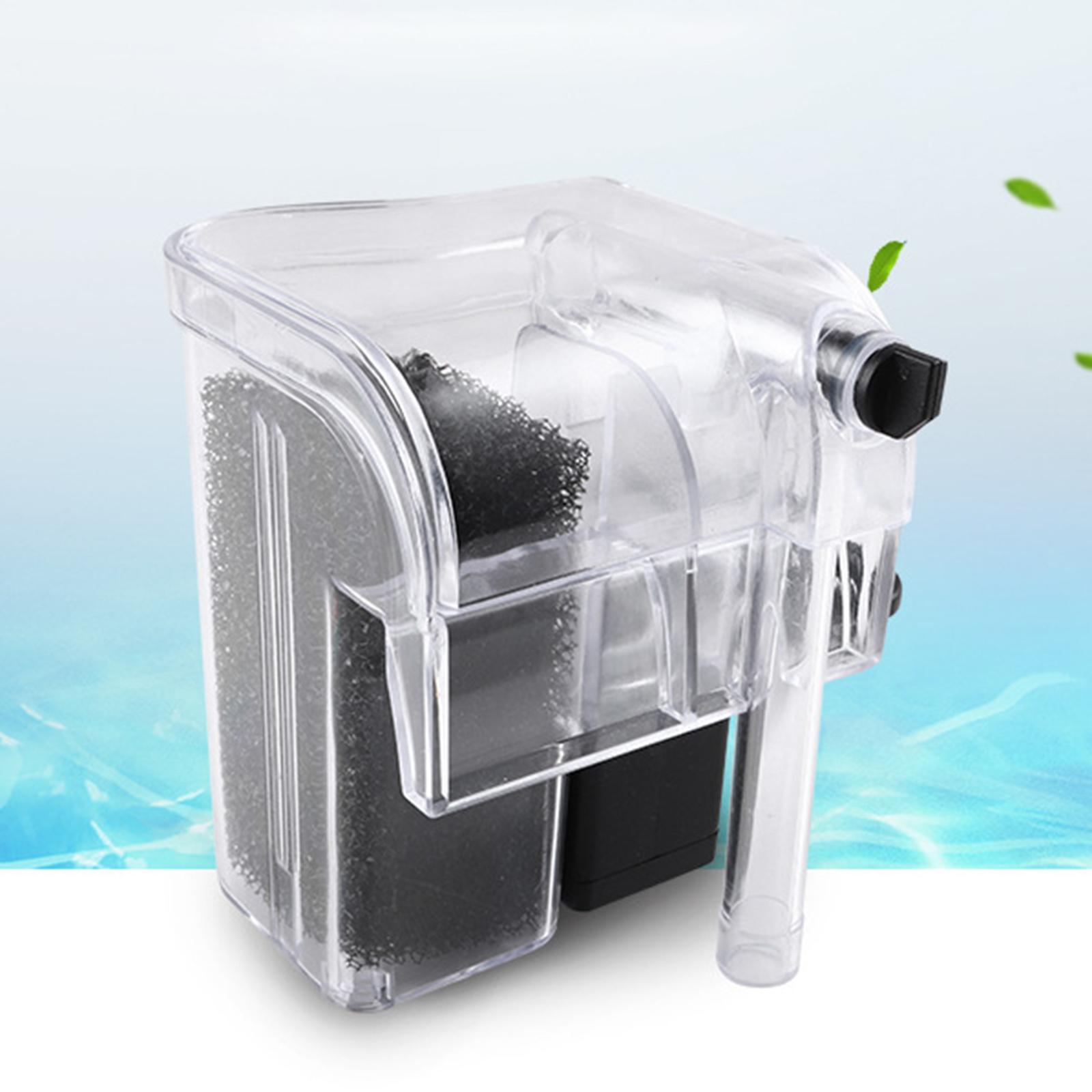 Aquarium Filter Water Tank Filter Adjustable Fish Tank External Filter Powerful Waterfall