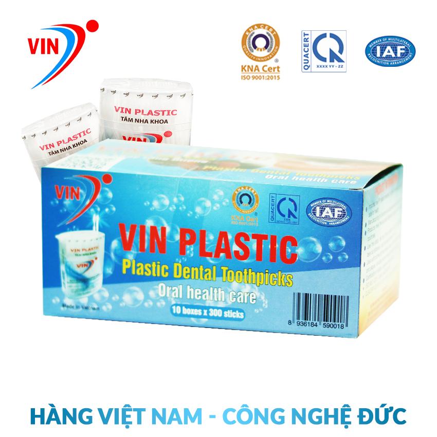 Tăm nha khoa cao cấp xuất khẩu (Lốc 10 hộp x hộp 300 tăm) M18