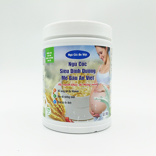 Ngũ cốc dinh dưỡng mẹ bầu An Việt - siêu dinh dưỡng - ngũ cốc bà bầu tốt nhất . Hộp 500 gram