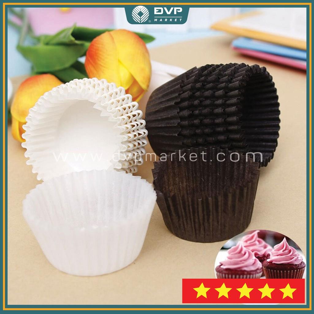 Cup giấy mềm lót nướng bánh bông lan, cupcake, muffin,..