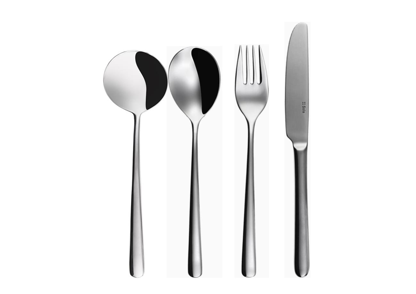 Bộ 6c Muỗng Súp 106173 - Inox 304 Stainless Steel 18/10 Đồ dùng bàn tiệc nhà hàng khách sạn cao cấp (Set of 6pcs Soup Spoon SS18/10)