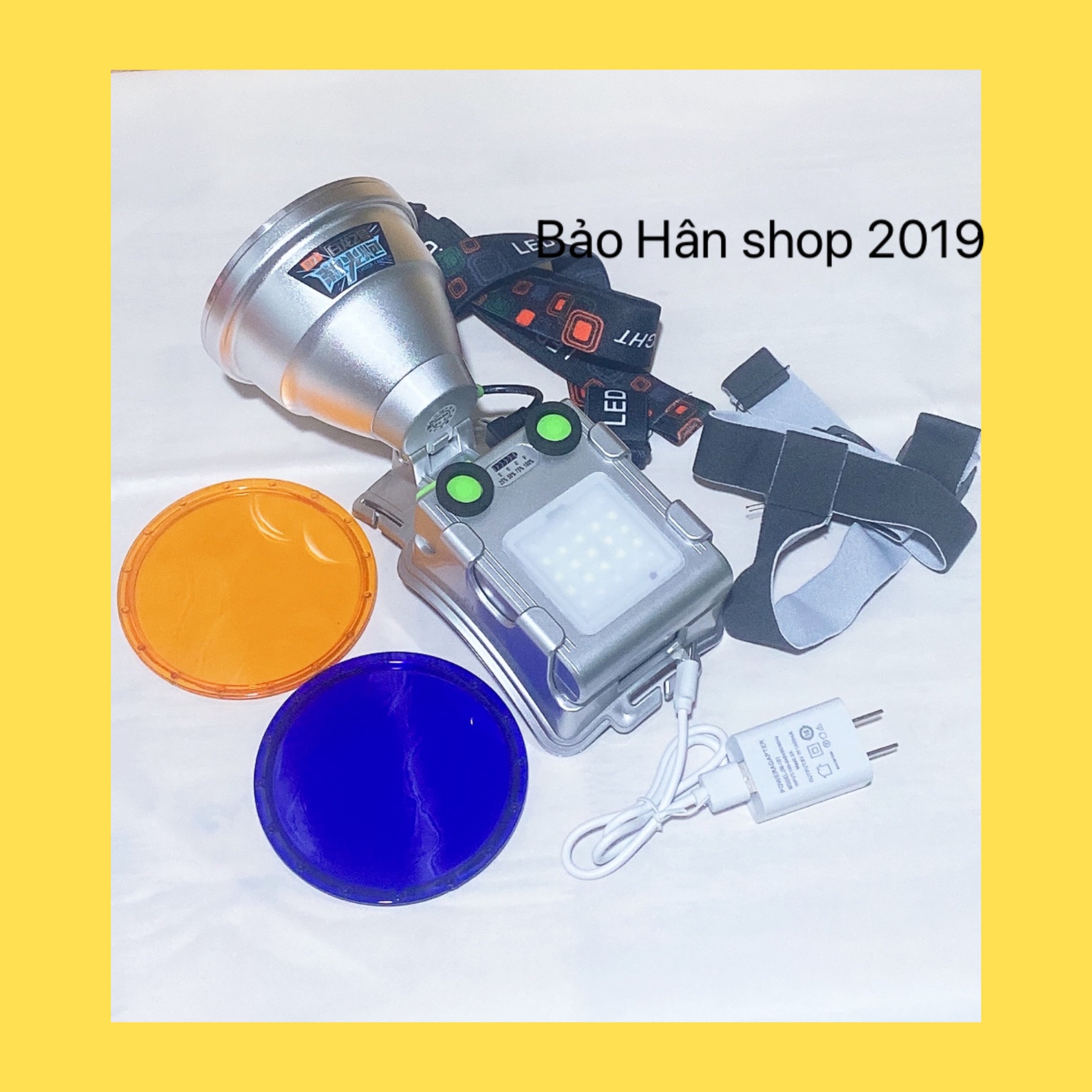 Đèn pin đội đầu XJ9158 MAX biên bản nâng cấp về dung lượng pin , chiếu xa 1000m pin tháo rời có thể sạc ngược lại cho điện thoại