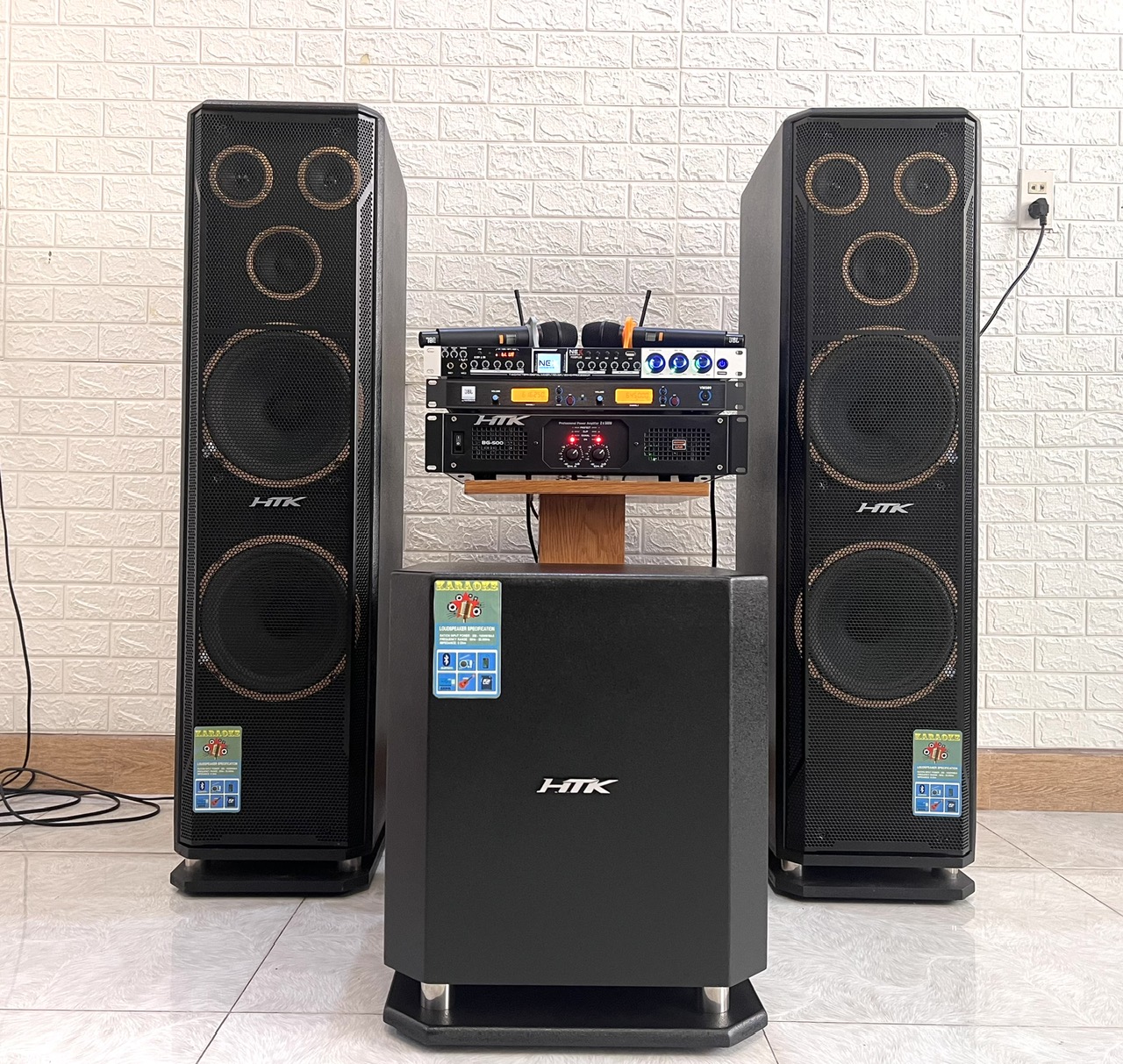 Bộ dàn karaoke và nghe nhạc PA - HTK 4500 Hải Triều