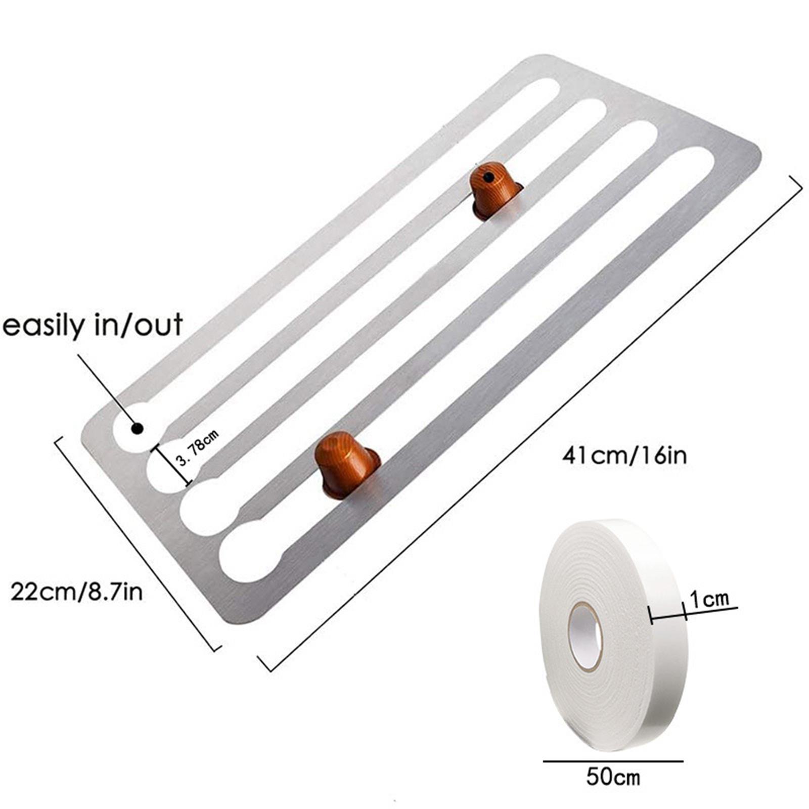 Wall Mount Coffee Pod Holder Holds 40 41x22cm Capsule Holder for Coffee
