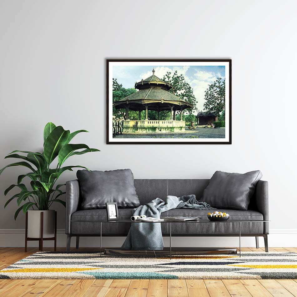 Tranh phong cảnh Hà Nội xưa - HNX040