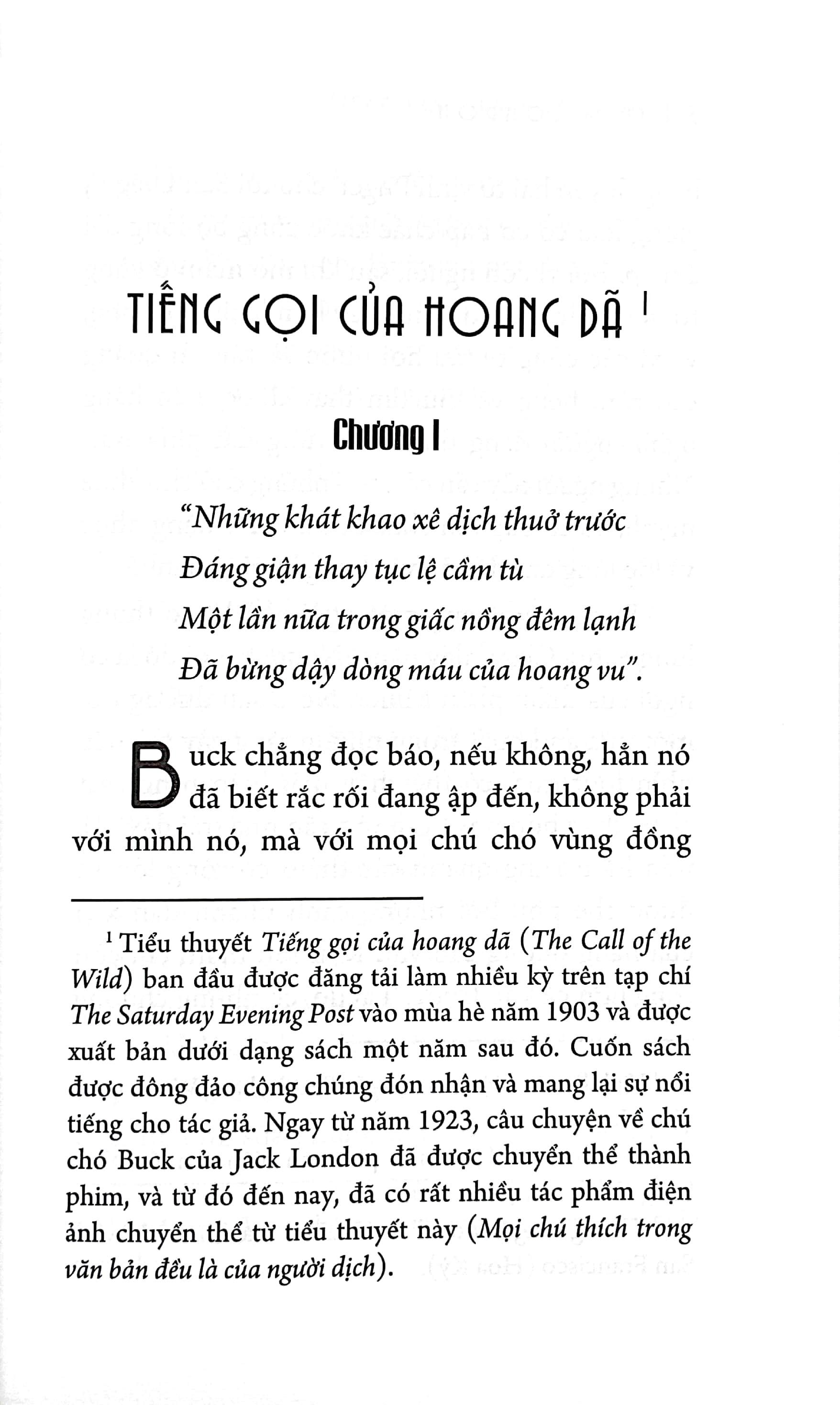 Tiếng Gọi Của Hoang Dã