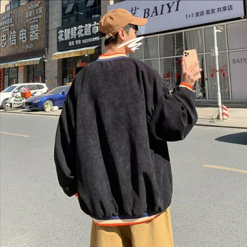 Áo Bomber/ Áo khoác nhung tăm 1997 cúc bấm nam nữ Unisex Phong cách Ulzzang - Gin Store