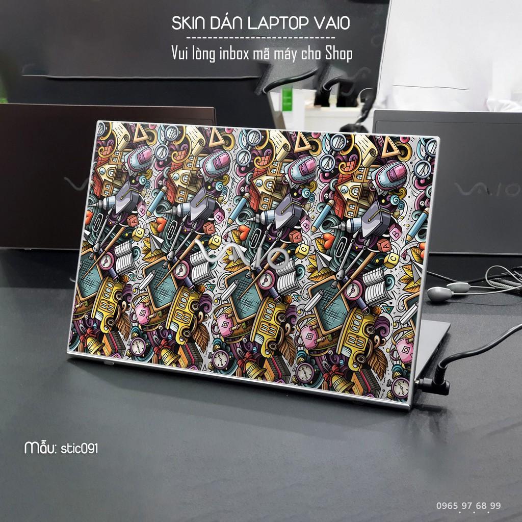 Skin dán Laptop Sony Vaio in hình Hoa văn sticker _nhiều mẫu 15 (inbox mã máy cho Shop)