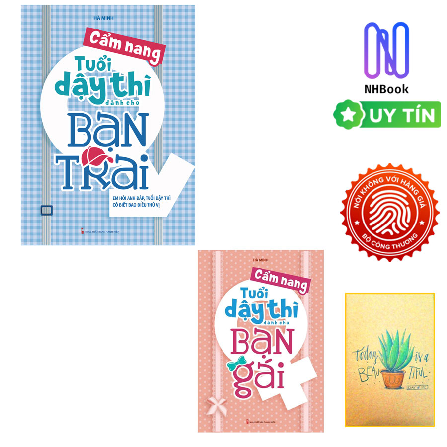 Combo Cẩm Nang Tuổi Dậy Thì Dành Cho Bạn Traicẩm Nang Tuổi Dậy Thì Dành Cho Bạn Gái. Tái Bản.tặng Bút Và Sổ Tay