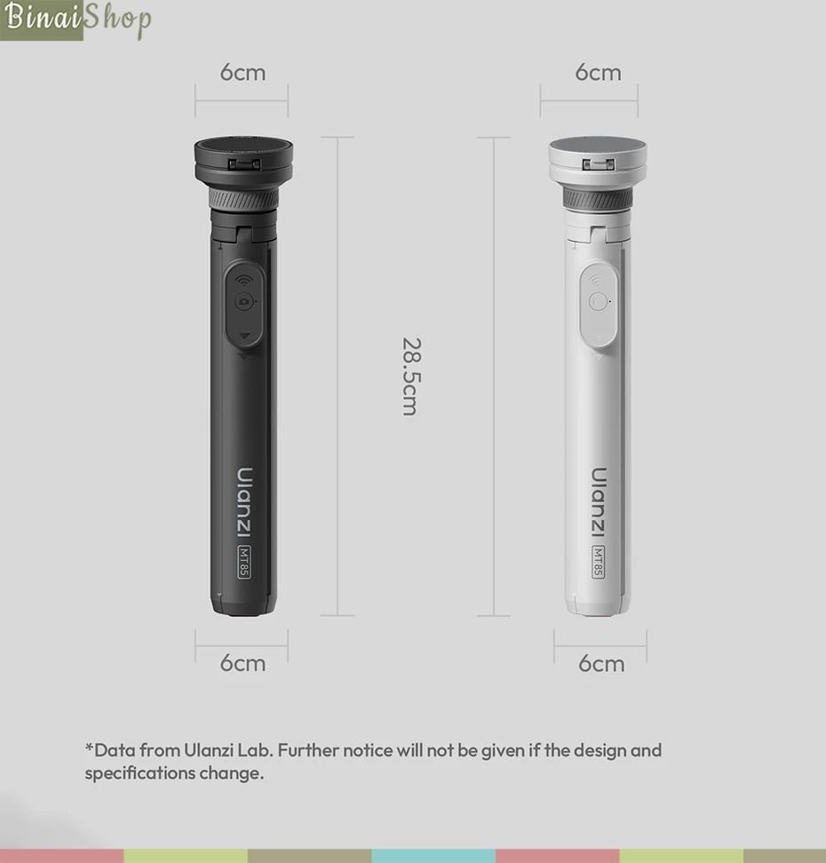 Ulanzi MT-85 - Tripod MagSafe 150cm, Auto Open, Xoay 360° Và Bluetooth Remote Thông Minh Cho Điện Thoại - Hàng chính hãng