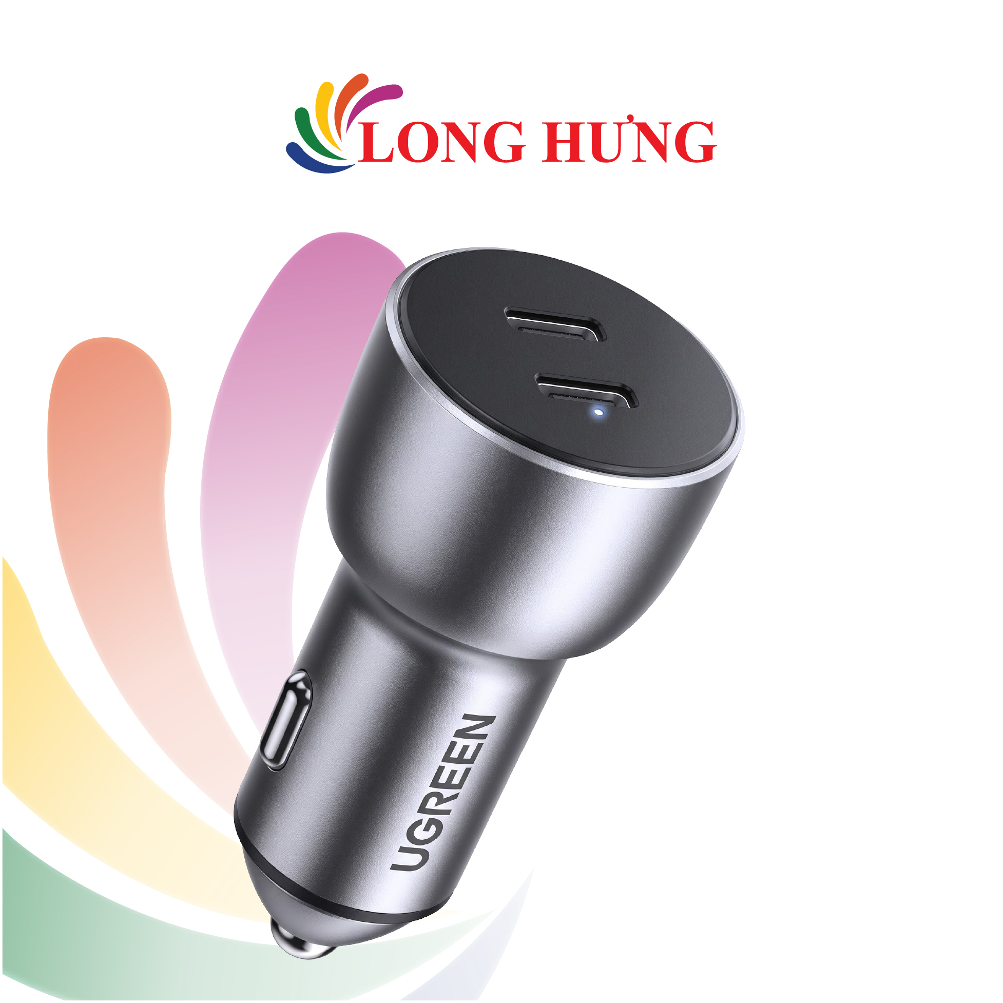 Cốc sạc xe hơi Ugreen Fast Charger 2C 60W PD CD213 70594 - Hàng chính hãng
