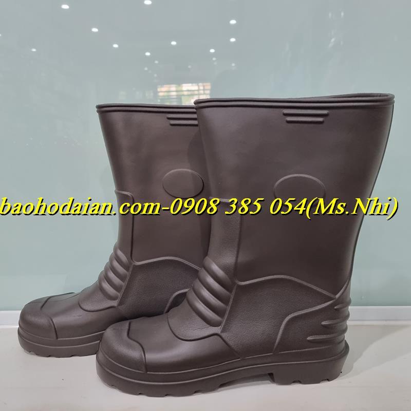 Ủng Xốp Màu Nâu Siêu Nhẹ Chống Thấm Nước Hãng VAC - Đầy đủ Size- Hình Thật