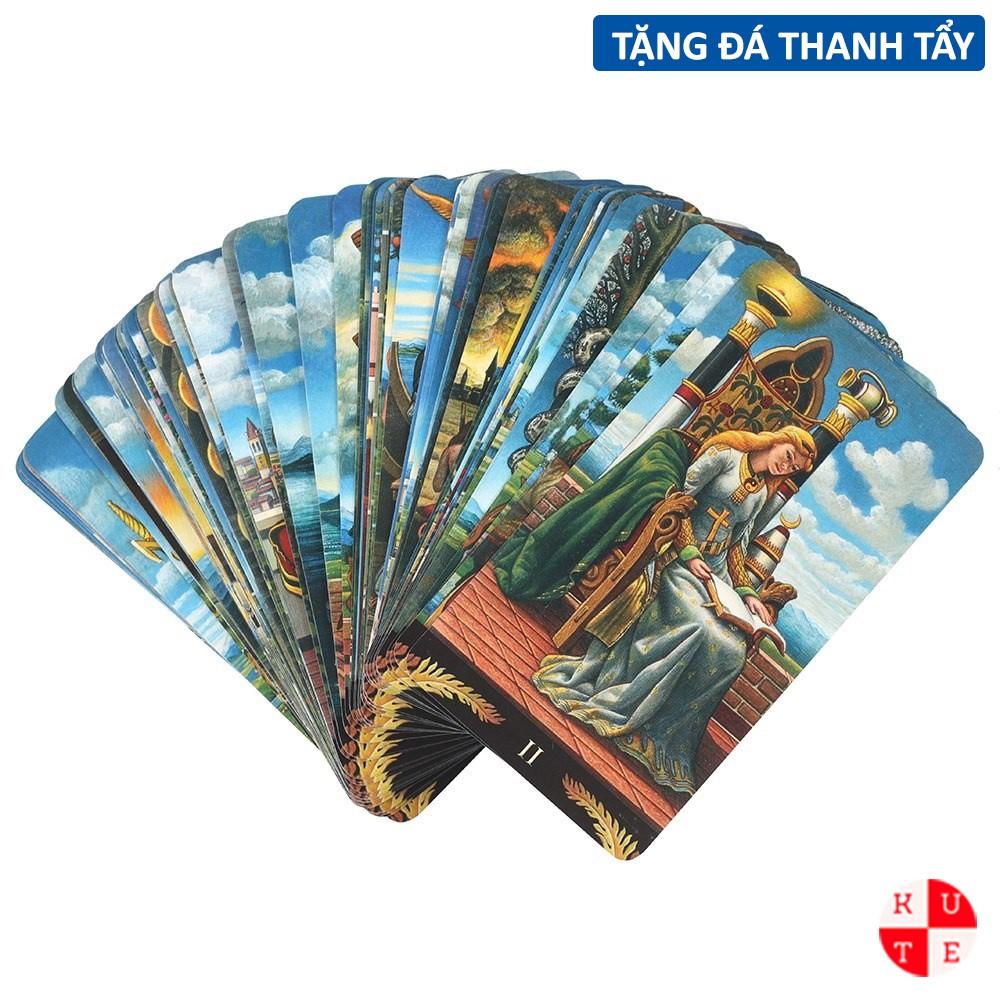 Bài Tarot Pre-Raphaelite 78 Lá Bài Tặng Đá Thanh Tẩy