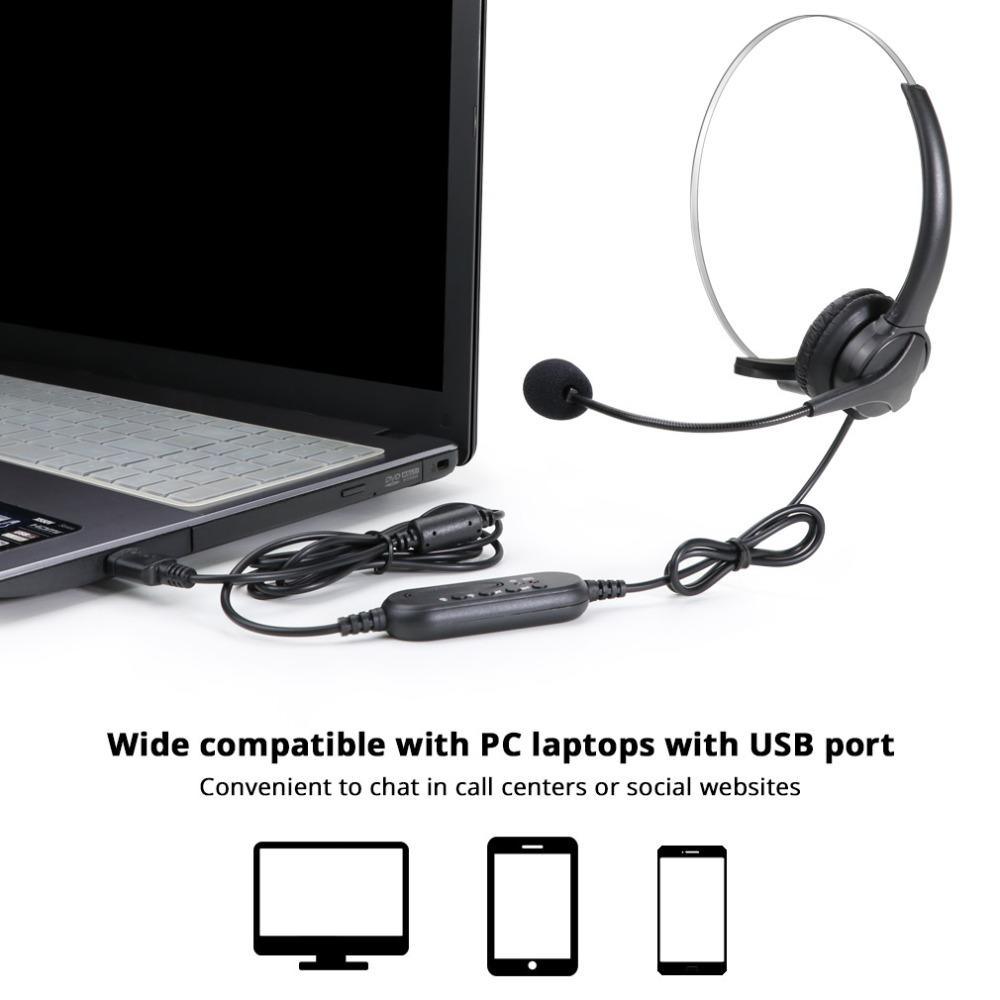 USB Tai Nghe Nhét Tai Nghe Tai Nghe Có Mic Tai Nghe Loại Bỏ Tiếng Ồn Có Thể Điều Chỉnh Được Gọi Cho tai nghe Kinh Doanh Máy Tính Game Thủ