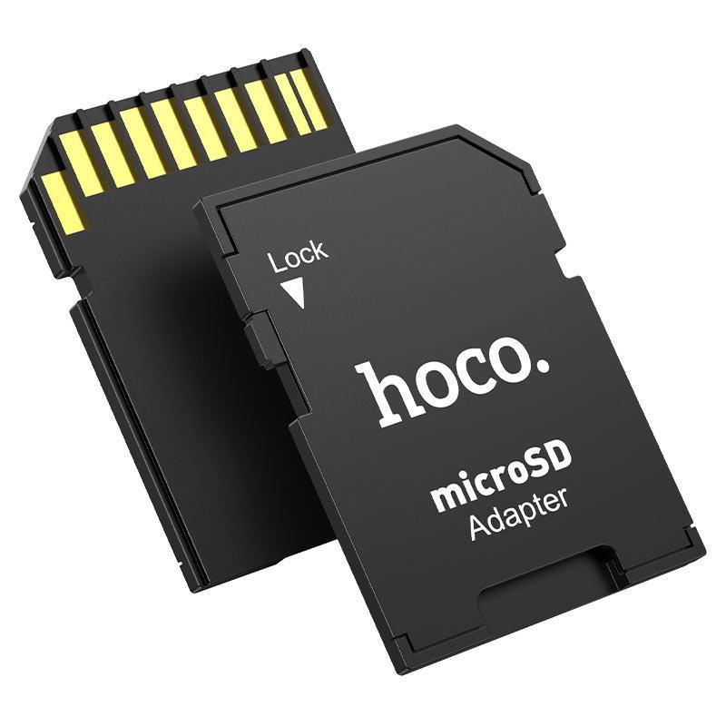 Vỏ thẻ nhớ Micro SD Hoco HB22, áo đọc thẻ SD (TF) sang SD dùng cho máy ảnh, laptop hàng chính hãng Phụ Kiện Camera