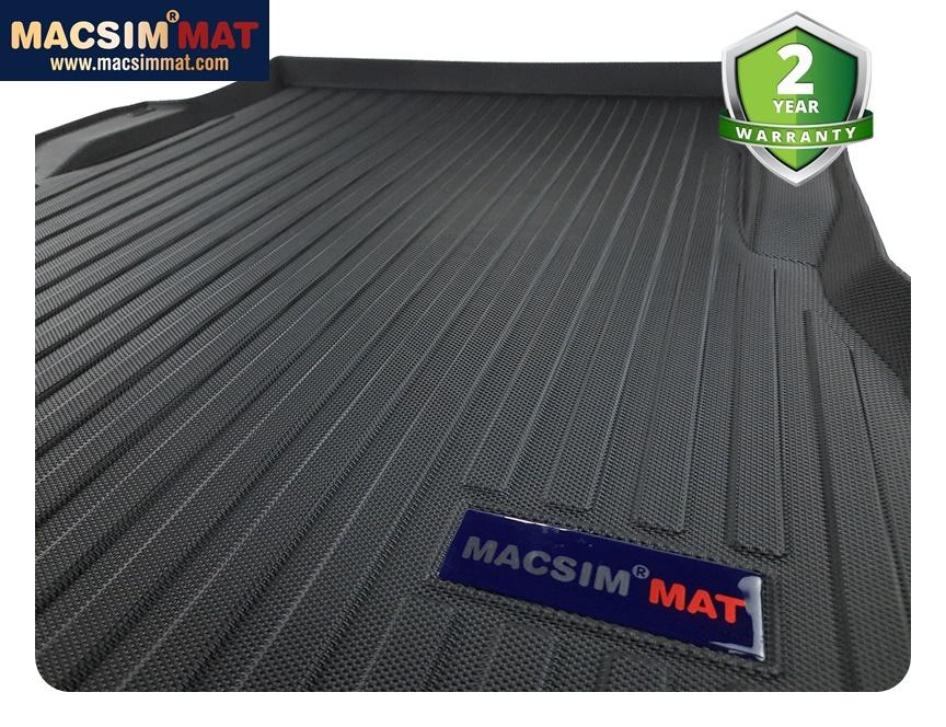 Thảm lót cốp Jaguar XPL nhãn hiệu Macsim chất liệu TPV cao cấp màu đen