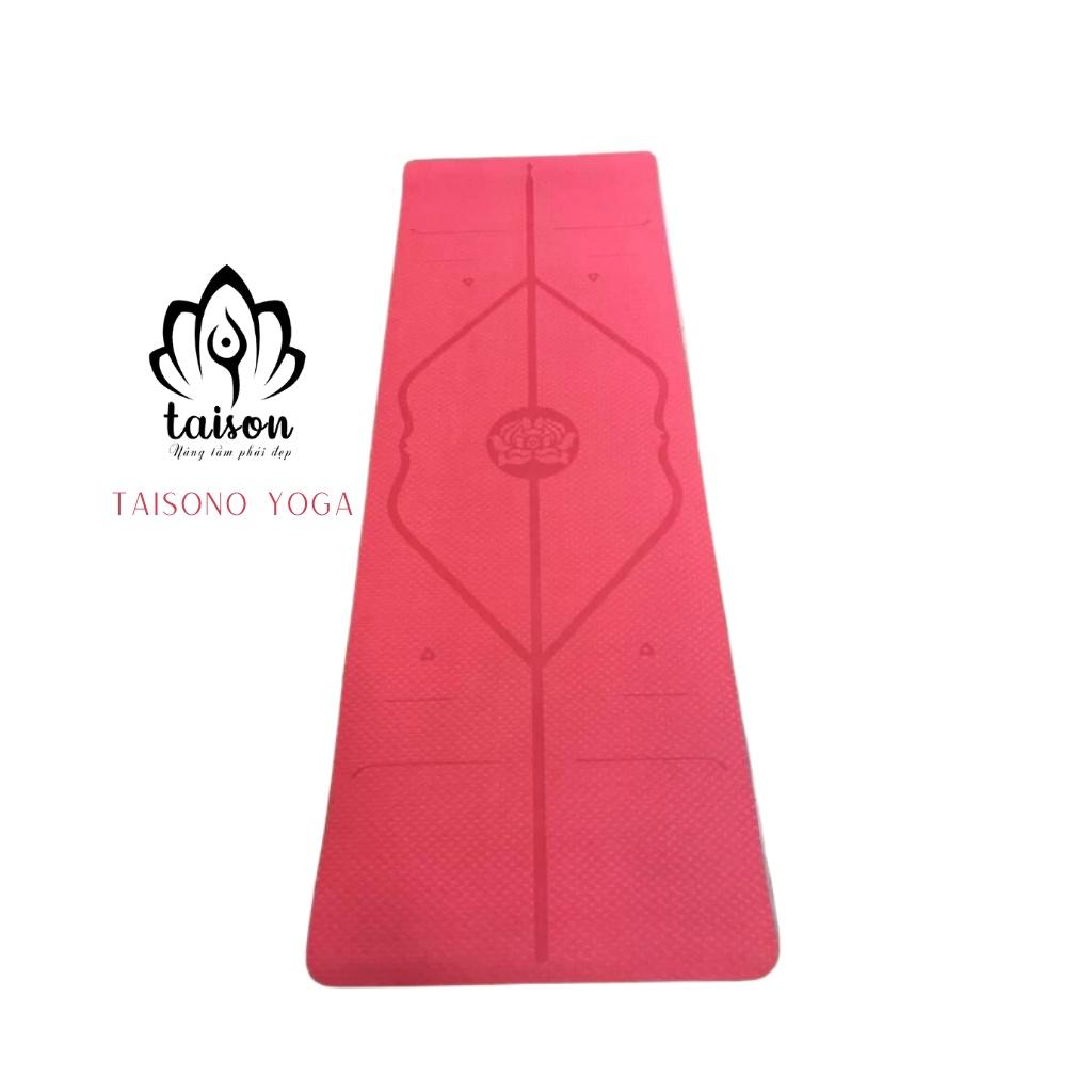 Thảm Tập Yoga Chống Trượt 1 Lớp Dày 8mm Chất Liệu Cao Su Non TPE Cao Cấp YOGA CAT