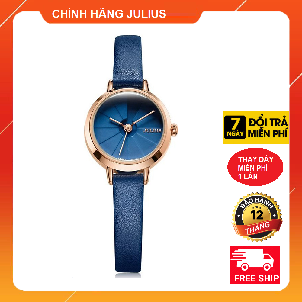 Đồng Hồ Nữ JA-979D Julius Hàn Quốc Dây Da