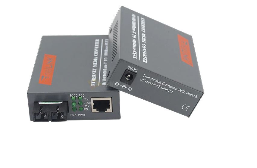 Thiết Bị Chuyển Đổi Quang Điện Single Mode Dual Fiber 1Gbps HTB-GS-03