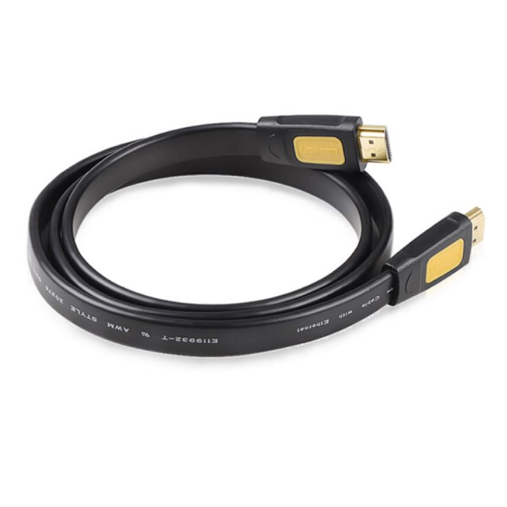 Cáp Hdmi 10M Hdmi Flat Cable 1.4 Hd101 Full Copper 19+1 Hd101 - 11183 Ugreen ( Hàng Chính Hãng )