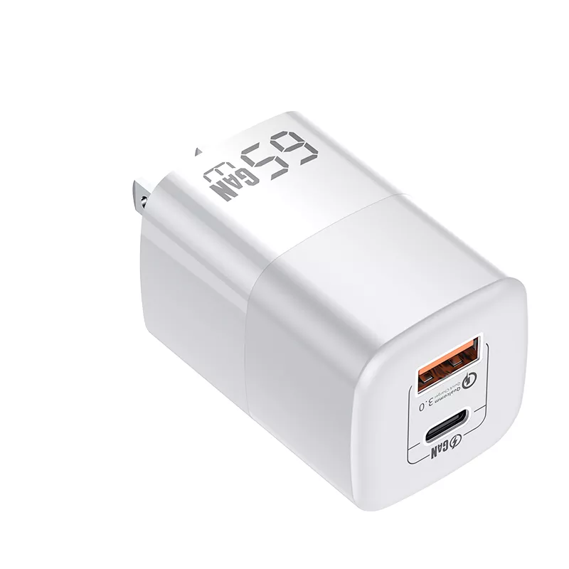 Cốc Sạc Nhanh Kuulaa GaN 65W - Công Nghệ Quick Charge 4.0, PowerDelivery 3.0 - Sạc Nhanh Cho Mac book, IPhone, Samsung, Android - Hàng Chính Hãng