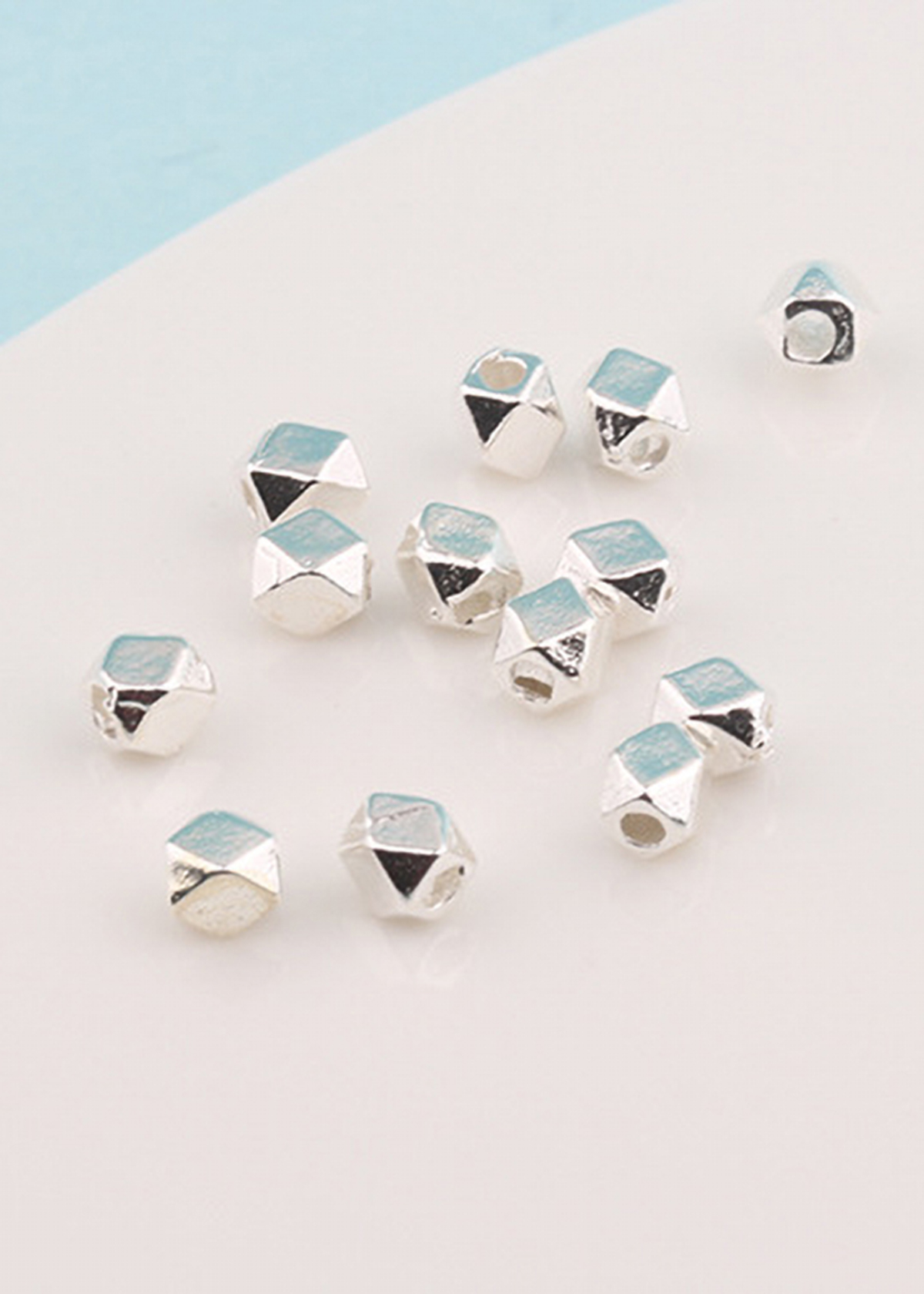 Combo charm bạc bi bát giác - Ngọc Quý Gemstones