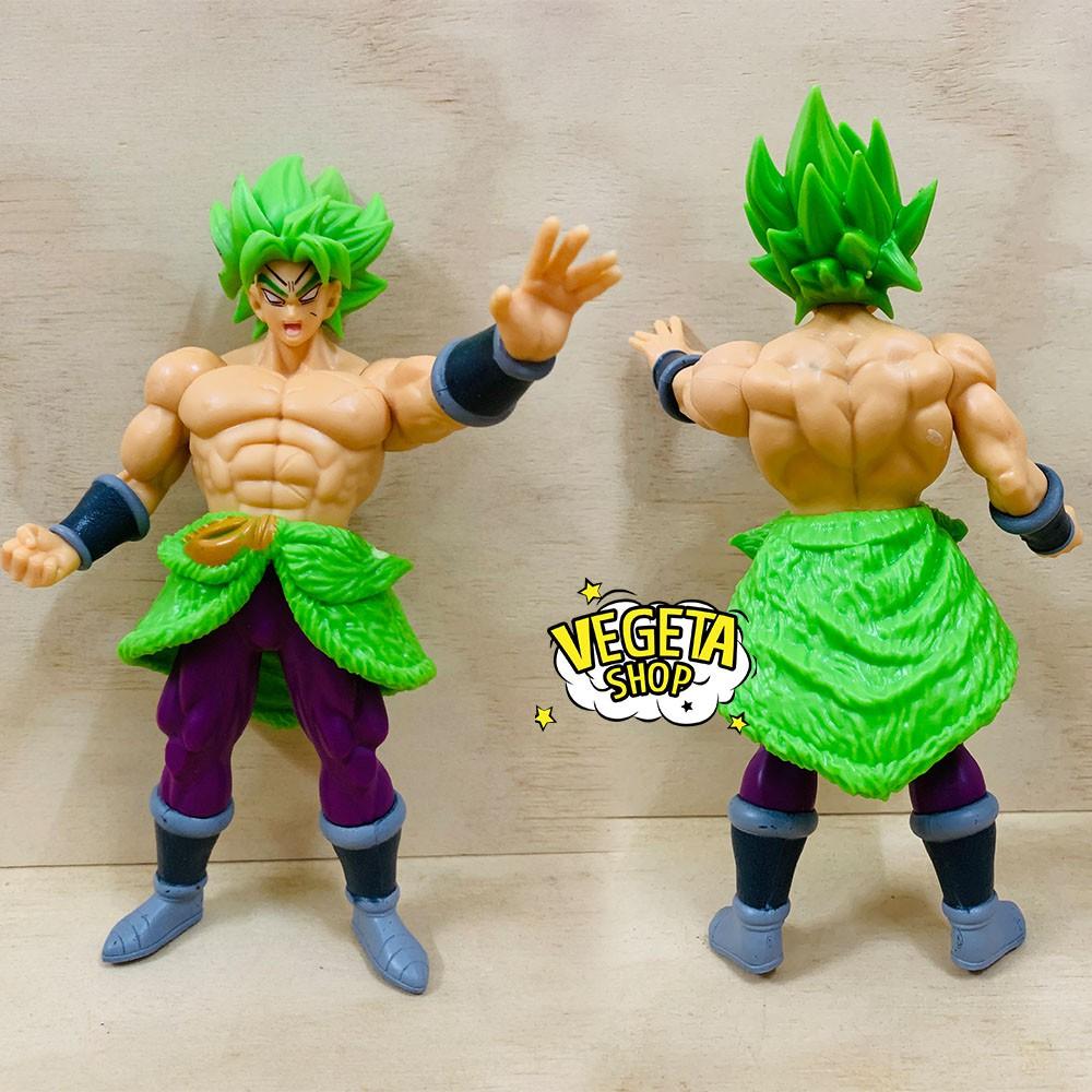 Mô hình Dragon Ball Super - Mô hình Broly Super Saiyan Green - Broly tóc xanh lá cây - Cao 18cm