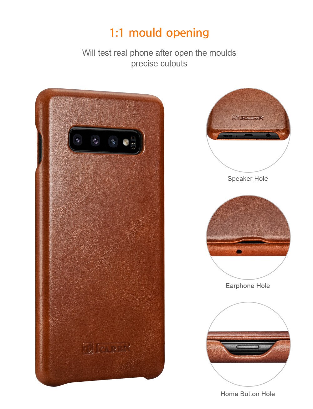 Bao da leather chống sốc cho Samsung Galaxy S10 hiệu XUNDD Gra Series có ngăn đựng thẻ Card ATM visit cao cấp Bảo vệ toàn diện 360 độ, Smartsleep thông minh - hàng nhập khẩu