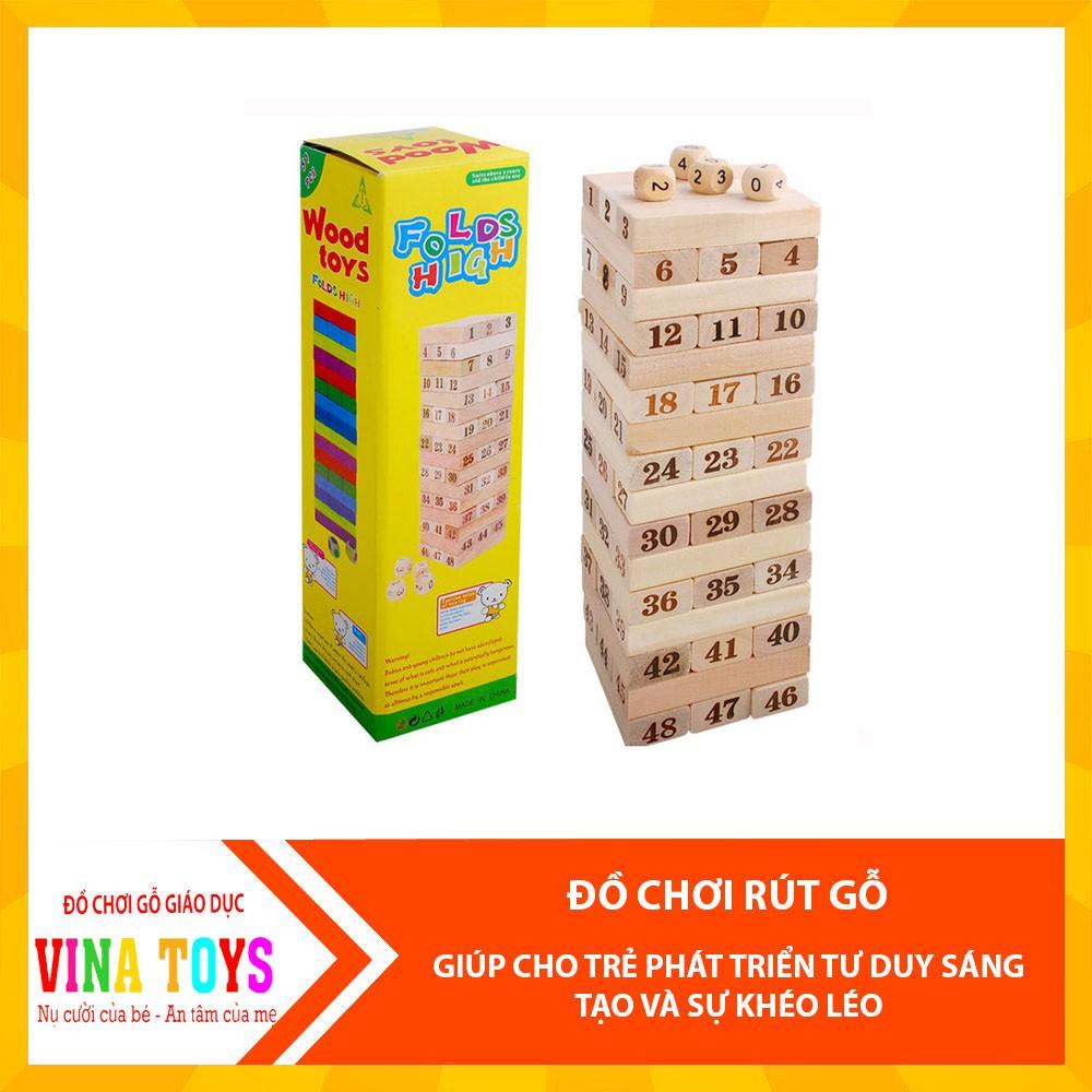 Đồ Chơi Giáo Dục Bộ Rút Gỗ Cho Bé Rèn Luyện Trí Thông Minh - Đồ chơi gỗ thông minh cho bé