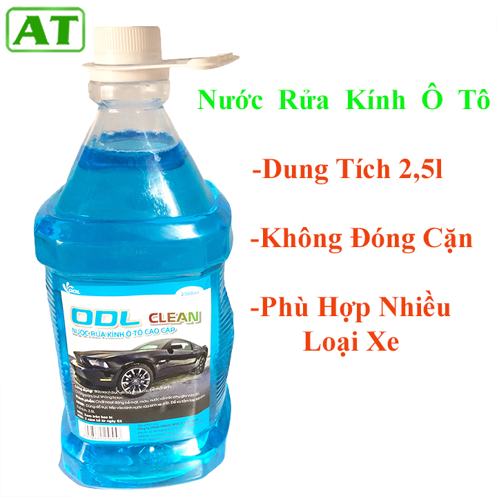 Nước rửa kính ô tô cao cấp can 2,5 lít