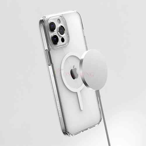 Ốp lưng nhựa cứng hỗ trợ sạc không dây SwitchEasy MagCrush iP 13 Series - Hàng chính hãng