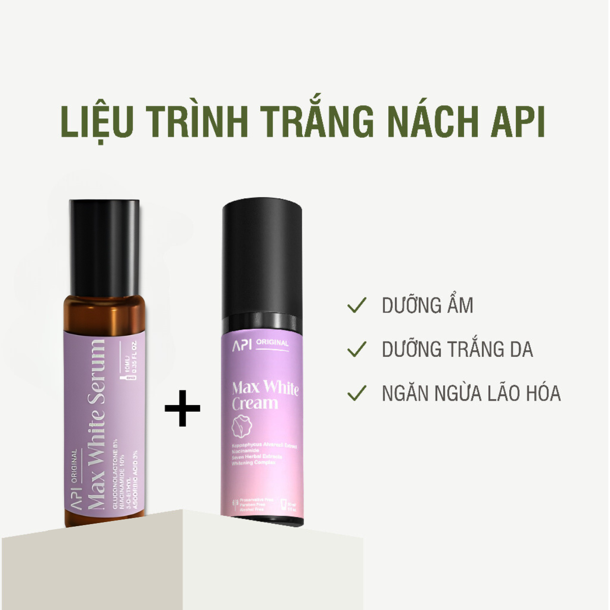 Kem Trắng Nách Api - Liệu Trình Trắng Nách Mee Natural Giảm Thâm Khử Mùi Hôi Cho Nam Và Nữ