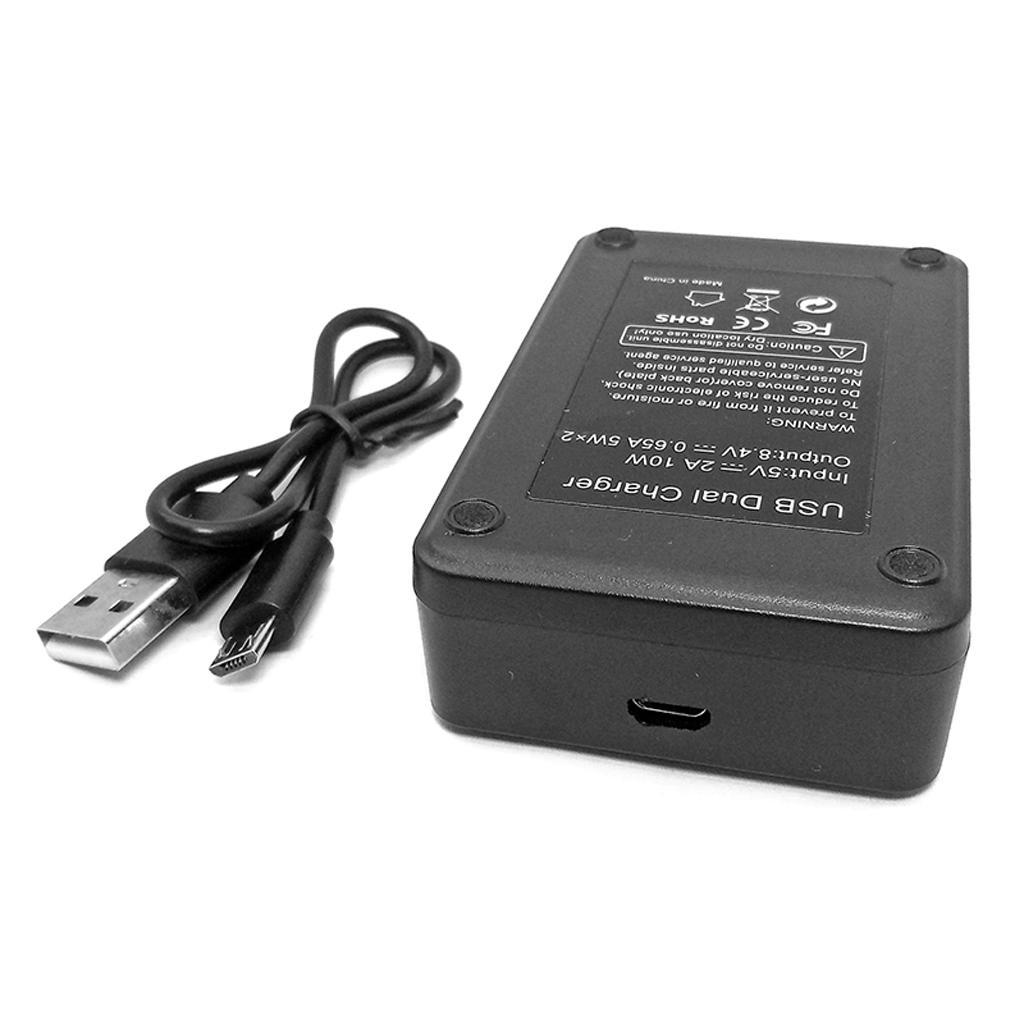 Digital Dual Slots Travel Camera Charger Charging Stand for NP-