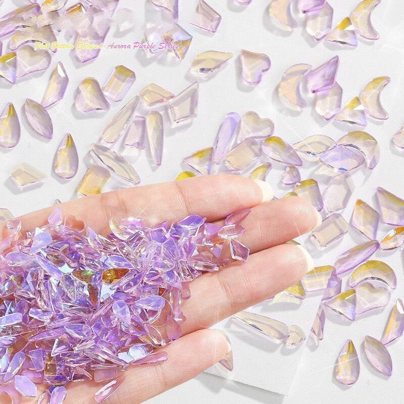 100 Hạt Đá 3D Trong Suốt Đính Móng Nghệ Thuật dành cho Nail
