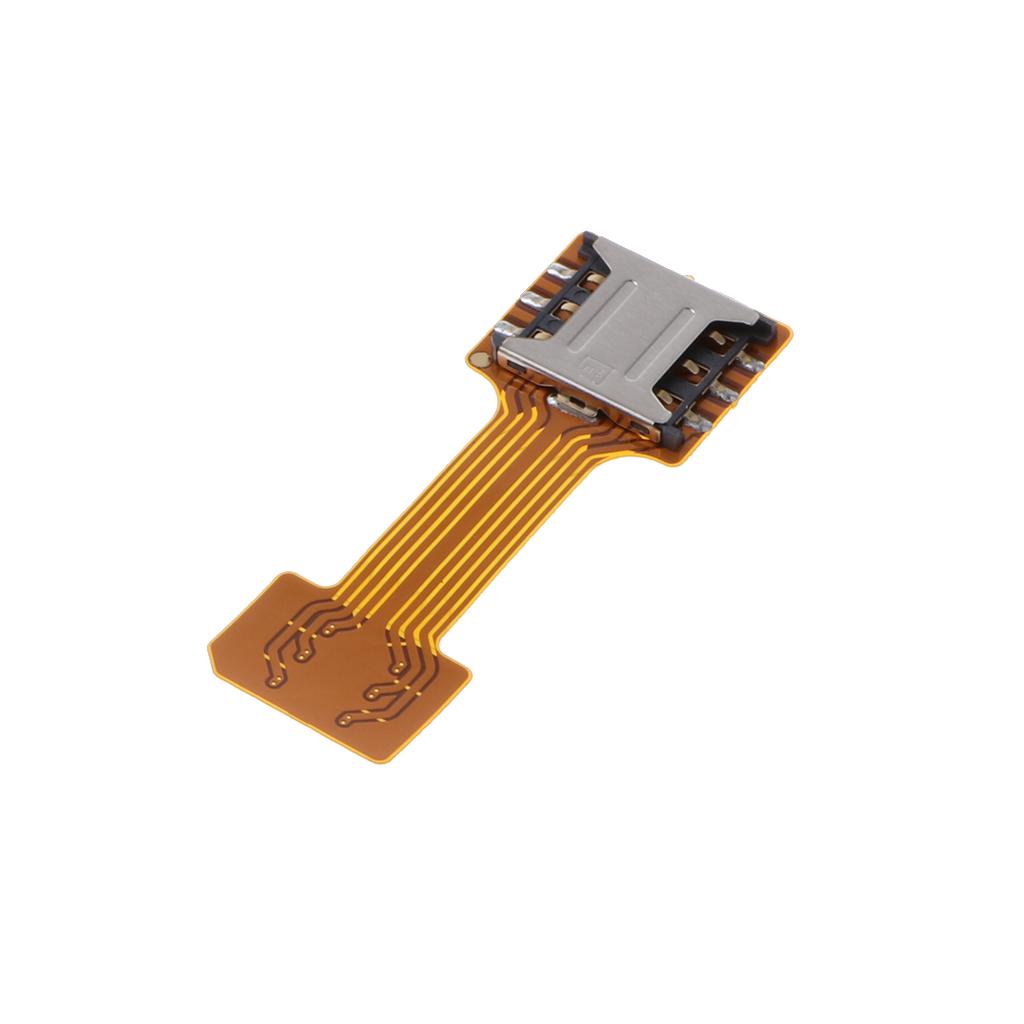 2x Mini Dual SIM Card TF Card Adapter Extender For Samsung Android Nano SIM