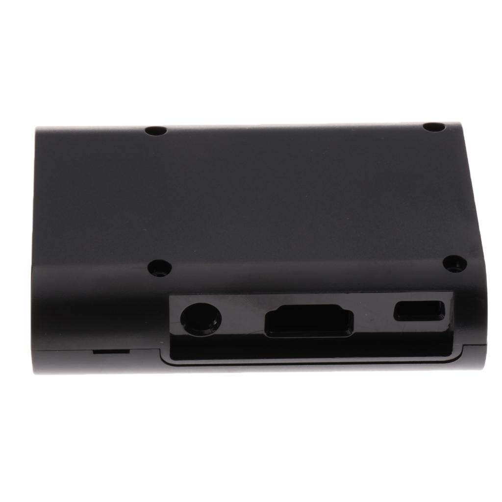 Plastic Enclosure Case Box Cover for 2 Model B/B+ Black