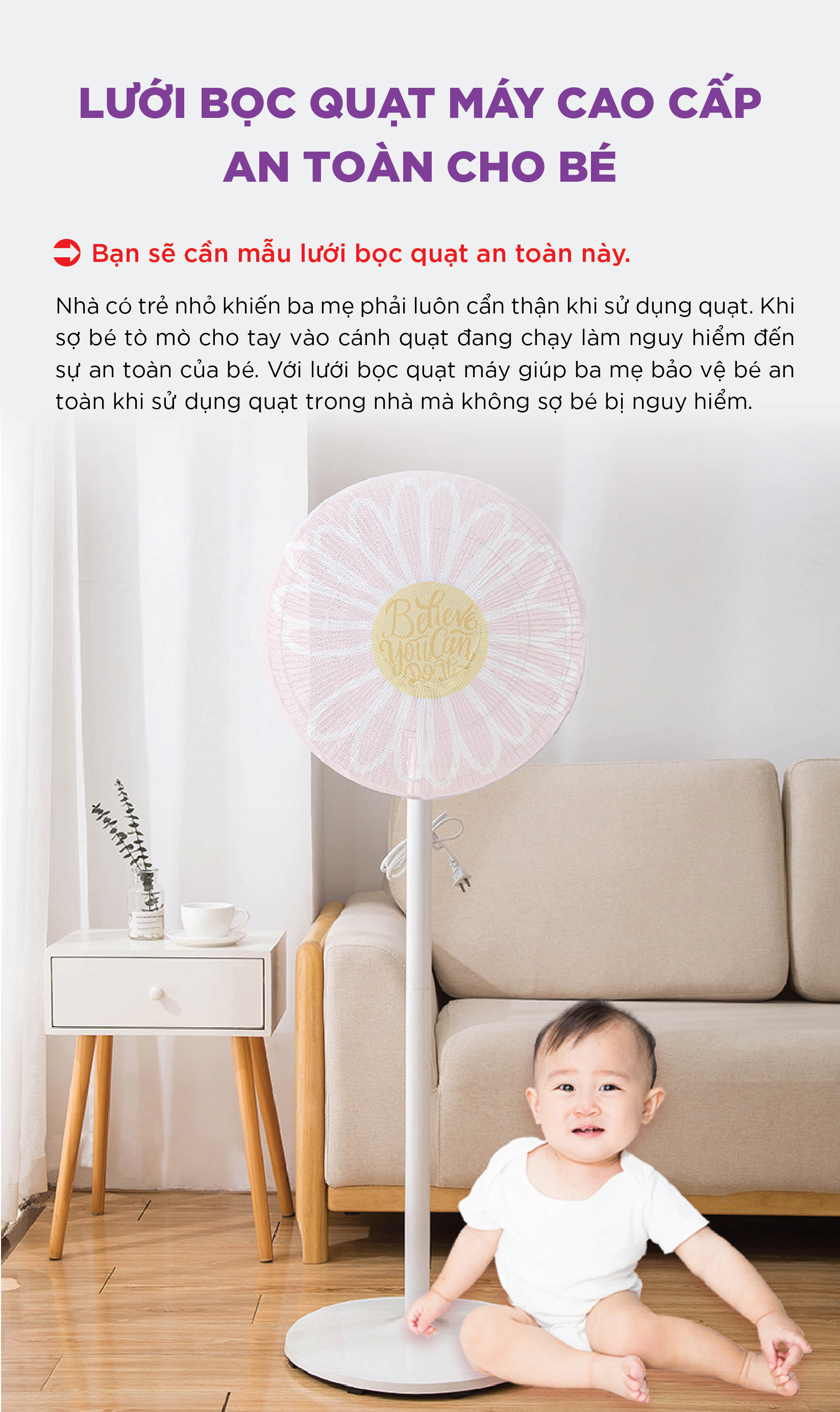1 LƯỚI BỌC QUẠT CAO CẤP AN TOÀN CHO BÉ - DÂY RÚT (HÀNG CHẤT LƯỢNG TỐT) - Kích thước: Đường kính lồng quạt 45cm - GIAO MẪU NGẪU NHIÊN Áo Trùm Máy Quạt Bảo Vệ Điện Cao Cấp Có Vải Lồng Chống Bụi