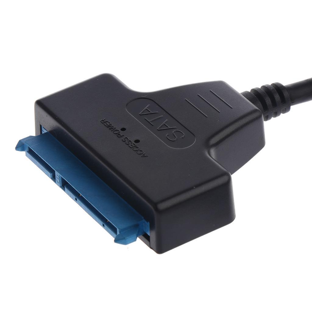Cable USB 3.0 to 2.5" 22Pin SSD Adapter Converter Power