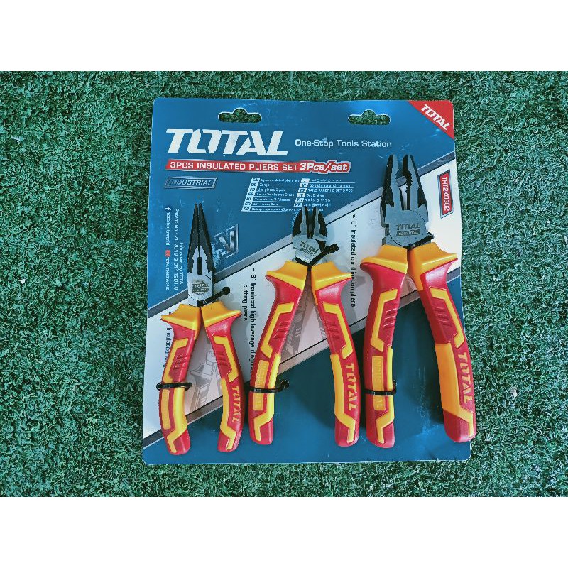 Bộ 3 kềm cách điện Total THT2K0302