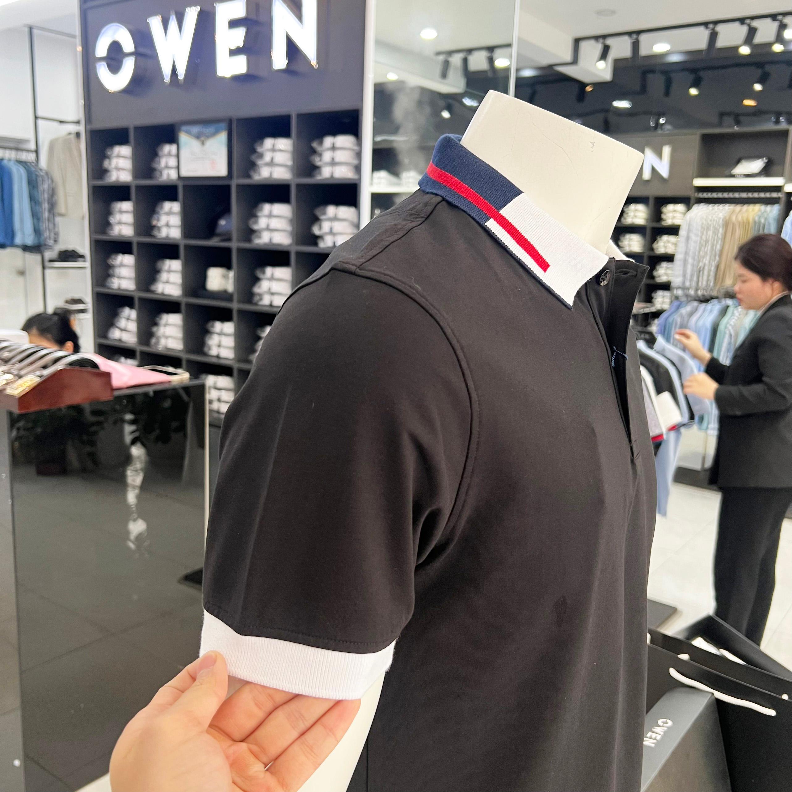 Áo Polo nam Owen cao cấp sợi cotton thoáng mát thấm hút mồ hôi APV233212