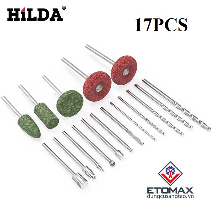 Bộ phụ kiện máy khoan mài đa năng HILDA cao cấp
