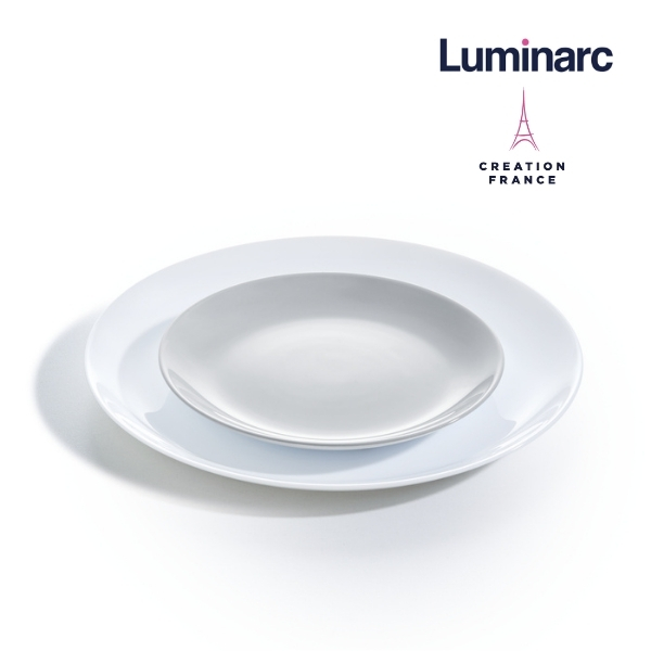 Bộ 6 Đĩa thuỷ tinh Luminarc Diwali Granit 25cm- LUDIP0870