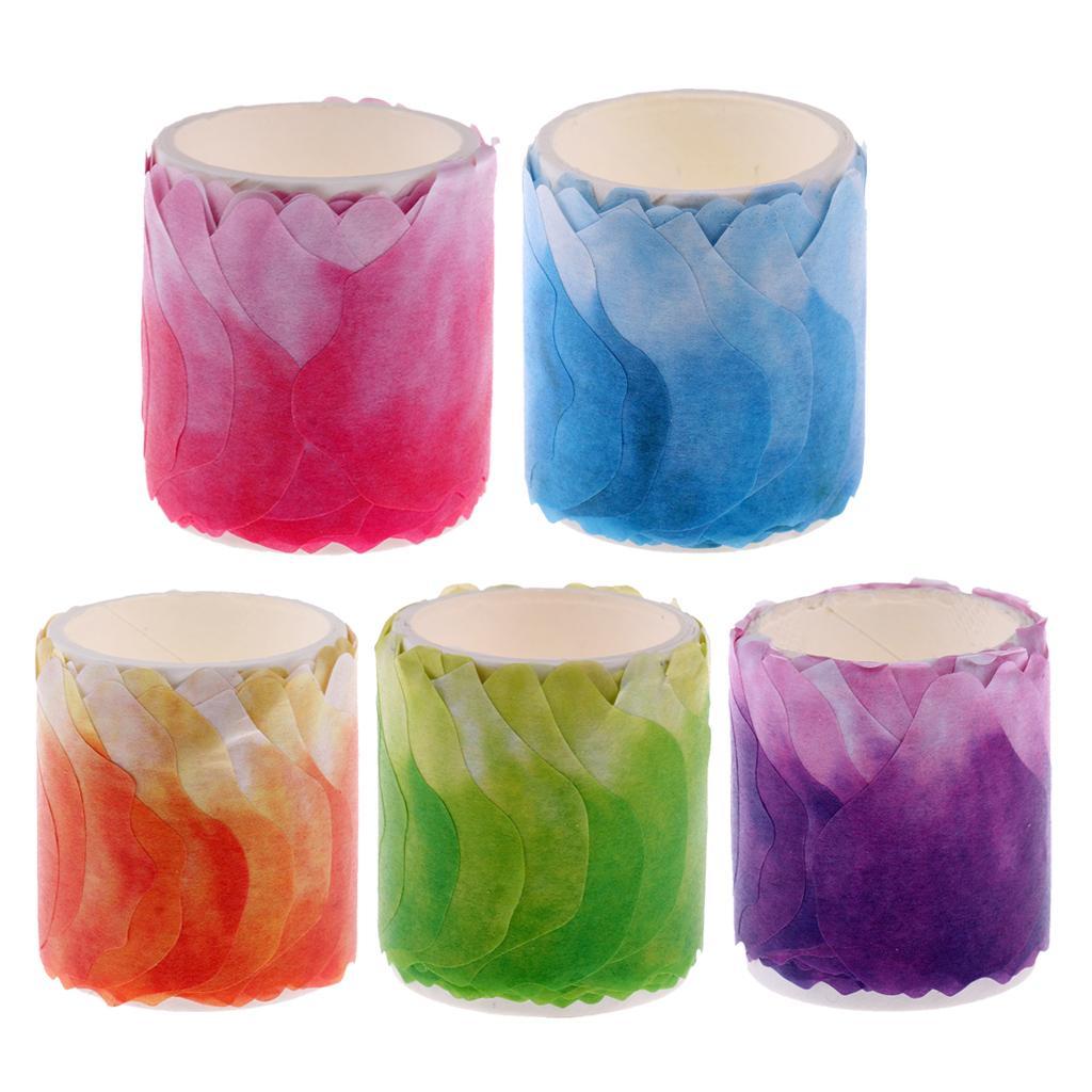 Watercolor Sakura Petal Washi Tape DIY Decorative Scrapbooking Sticker Masking Adhesive Tape Hand Account Sticker Stationery Tape