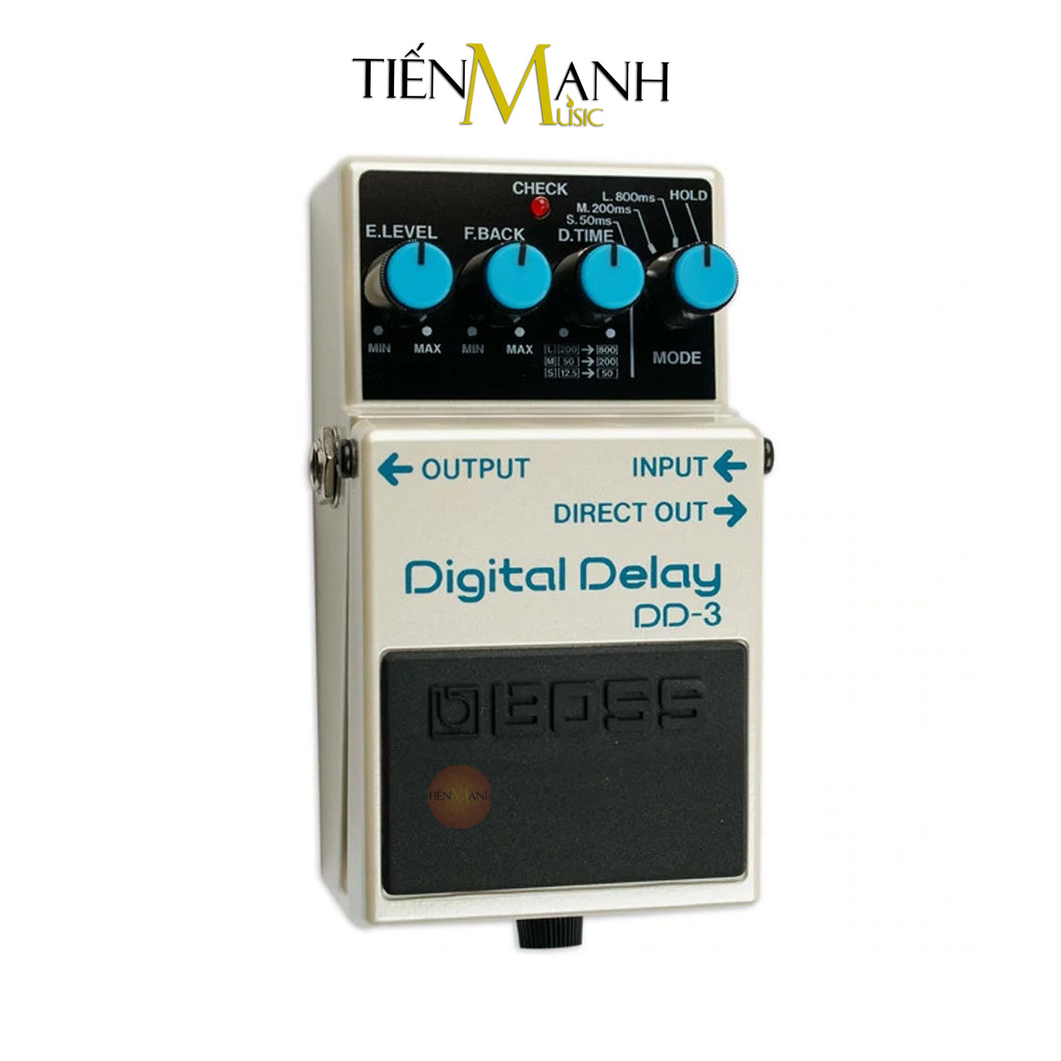 Phơ Guitar Boss DD-3T Digital Delay - Bàn Đạp Fuzz Pedals Effects DD3 DD3T Hàng Chính Hãng - Kèm Móng Gẩy DreamMaker