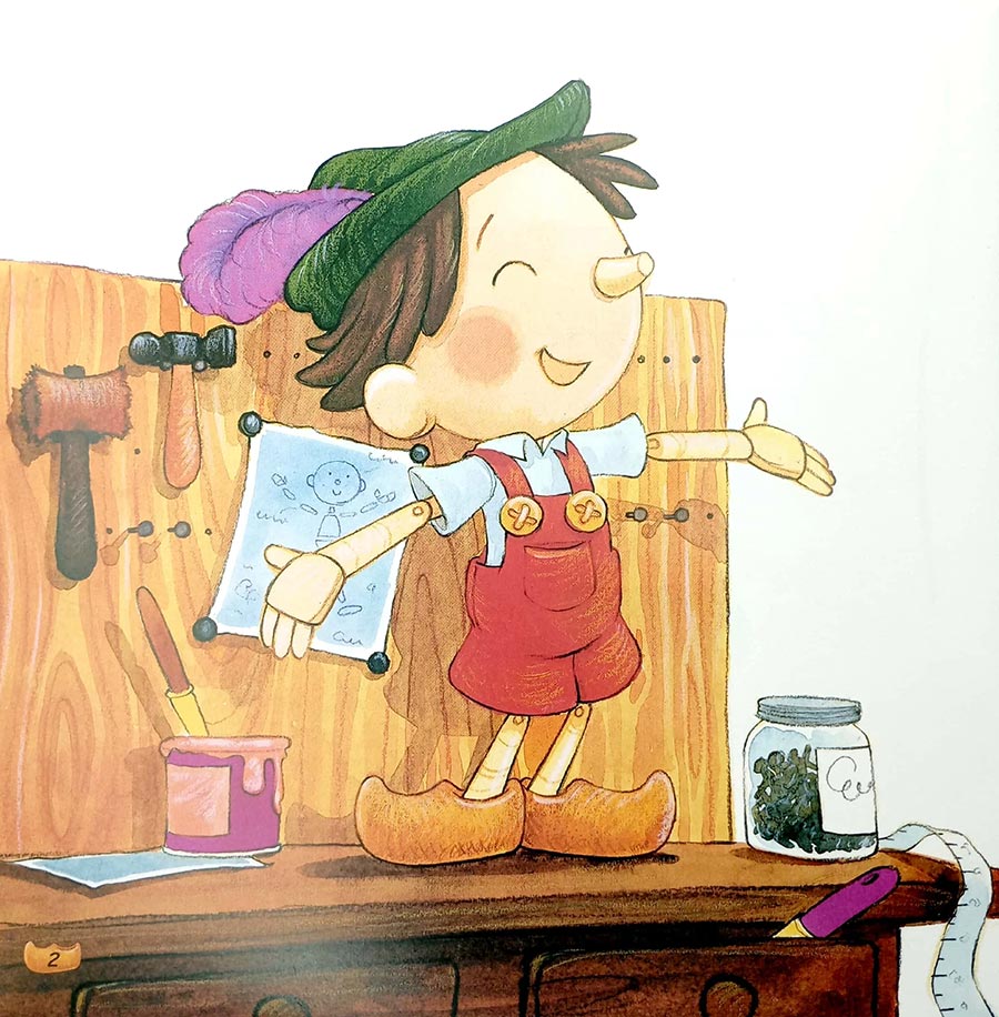 Truyện Cổ Tích Nổi Tiếng Song Ngữ Việt - Anh (Tái Bản 2023): Pinocchio - Chú Bé Người Gỗ Pinocchio