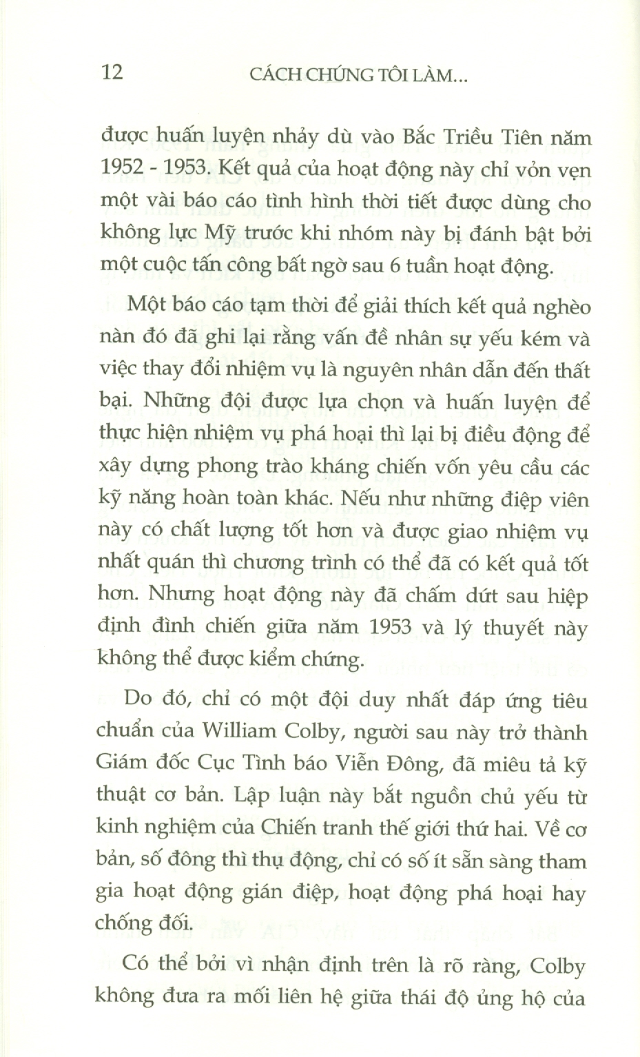 CÁCH CHÚNG TÔI LÀM: CHƯƠNG TRÌNH BÍ MẬT XÂM NHẬP MIỀN BẮC VIỆT NAM 1961 – 1964